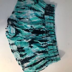 tie dye girls shorts